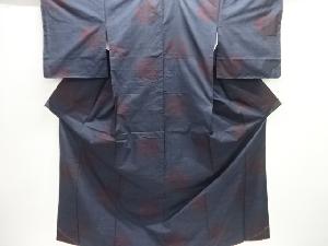 未使用品　桐に鳳凰模様織り出し本場泥大島紬着物(5マルキ)